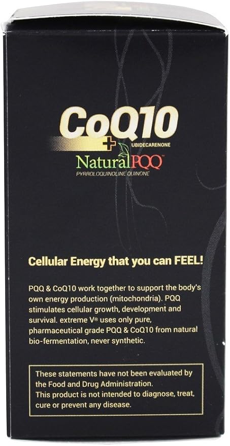 CoQ10 QQ - CoQ10 Plus Natural PQQ (2 Bottles - 60 Vegetarian Softgels)