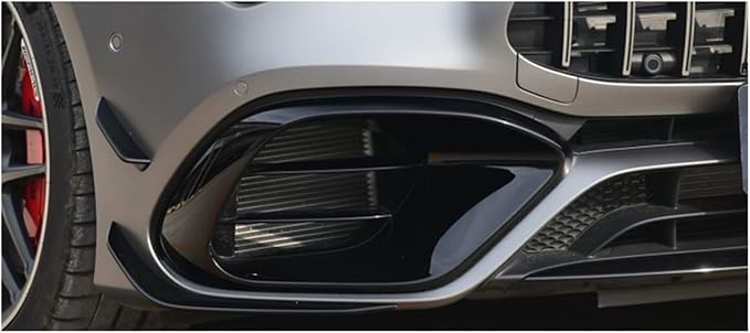 2020 to Up Compatible with Benz CLA W118 C118 Cla45 AMG Front Lip Bumper Side Hood Fog Lamp Light Cover Spoiler Air Vent Frame Trim (Color : Fog Lamp Carbon Look) binbin06792 store