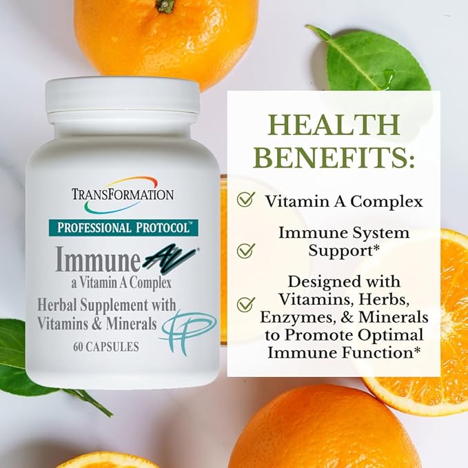 TRANSFORMATION THE GENESIS OF GOOD HEALTH Enzymes Immune AV 60 Counts - Vitamins Herbs enzymes &amp Minerals has Been Newly re-Designed for 2020 to Promote Effective Immune Support Function