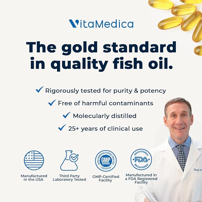 High-Potency Super EPA/DHA Fish Oil 750mg of Essential Omega-3 Fatty Acids | EPA &amp DHA | Heart Health Brain Health Immune System Health