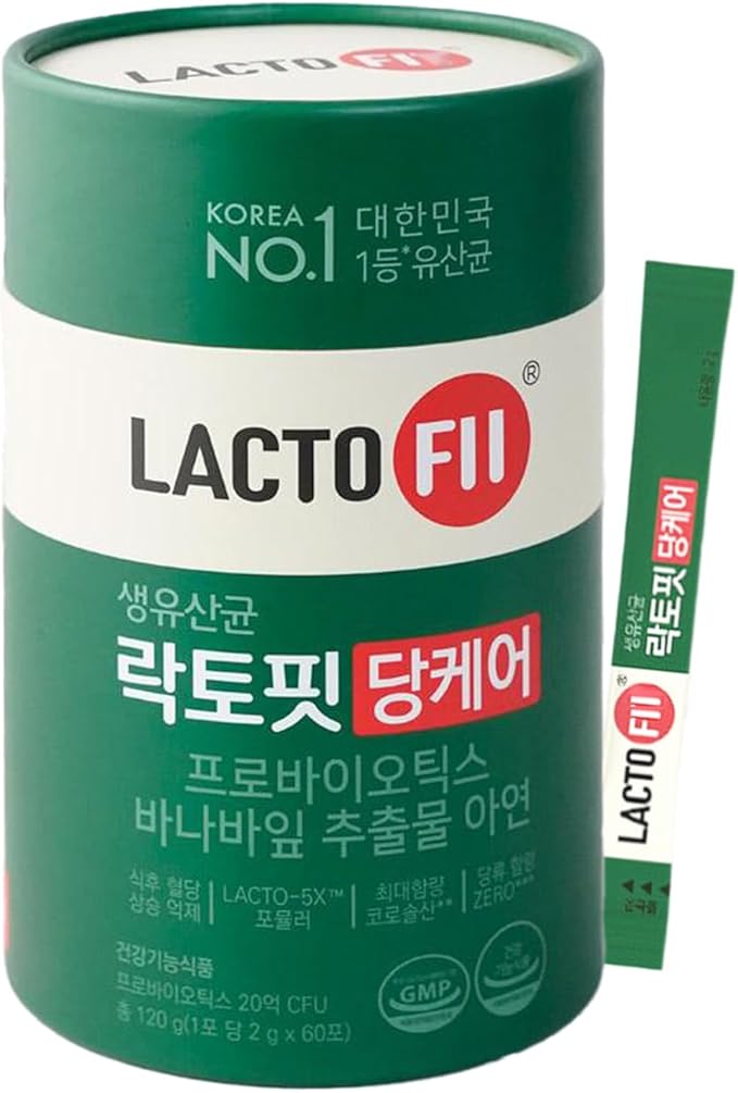 2 Billion CFU Corosolic Acid Digestive Health Support for Lacto-F.i.t Probiotic with Banaba Leaf &amp Zinc 60 Pouches (120g)
