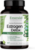 EMERALD LABS Estrogen Detox - Supports Hormone Balance for Women &amp Men* - Includes I3C DIM &amp Setria L-Glutathione - Vegan Gluten-Free - 60 Vegetable Capsules (30-Day Supply)