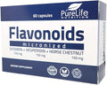 Flavonoids 60 days Support Healthy Circulation Veins Capillaries and Lymphatic Drainage- MPFF- Micronized Diosmin 150mg + Hesperidin 150mg + Horse Chestnut150 mg- GMP Certificate vegan