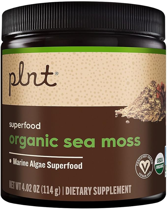Organic Sea Moss Powder a Marine Algae Superfood (4 oz./30 Servings)