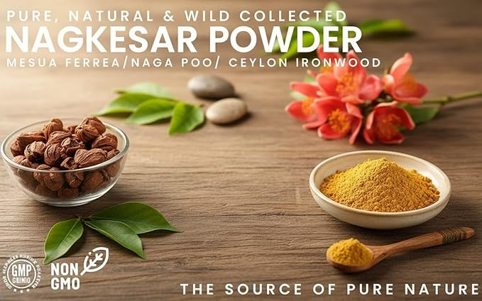 Nagkesar Powder | Nag Kesar Powder | Nagkeshar | Nag Keshar | Mesua Ferrea 100gm | 3.53 Ounce