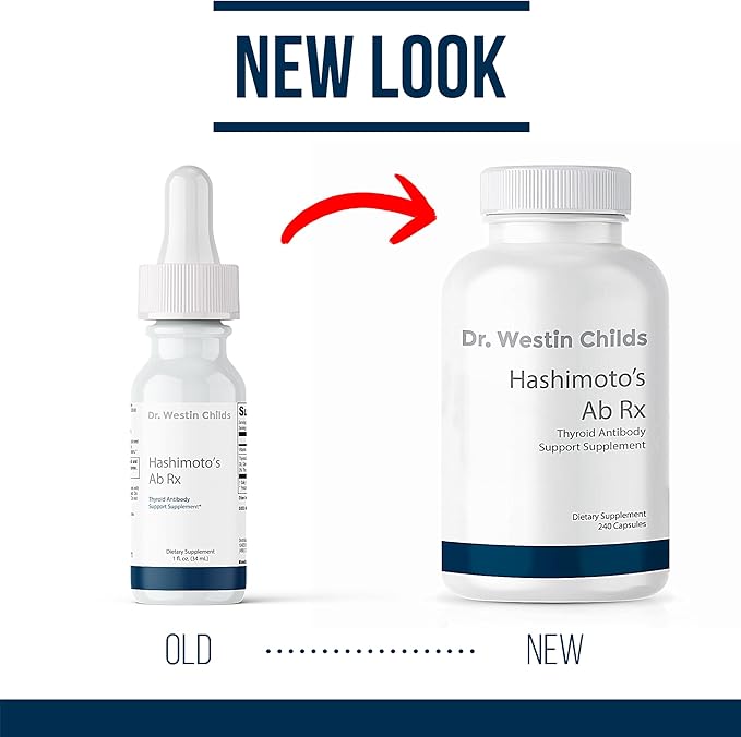 Dr. Westin Childs Hashimoto’s Ab Rx | Organic Black Cumin Seed Nigella Sativa for Immune Thyroid Antibody Support Digestion TPO &amp Thyroglobulin Omega 6 7 8 Thymoquinone Selenium - 120 ct