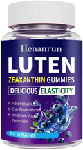 Lutein Gummies – 30 Chewable Gummy Eye Health Supplements with Lutein &amp Zeaxanthin Vision Health Eye Strain Blue Light Support