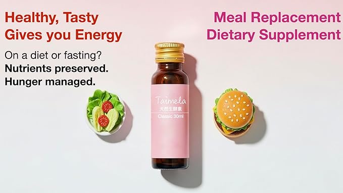 Pure Enzyme - Classic Liquid Digestive Enzymes 200% Faster Absorption No Cold Sterilization 100% Natural 112 Fermented Fruits &amp Herbs Drink Vegan Rich in Probiotic 30ml x 5 Bottles