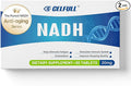 CELFULL NADH Supplement 40mg Enchance NMN Alternative NAD+ Supplement for Immune Support Anti-Aging Boost Brain Cognition &amp Chronic Fatigue Supplements (Deep Blue 30 Tablets)