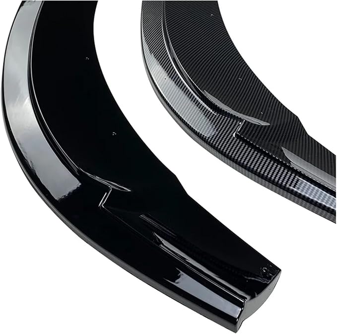 Compatible with Benz CLA Class C117 CLA200 260 CLA45 AMG 2013-2015 Car Front Bumper Lip Spoiler Splitter Bumper Canard Protector (Color : Gloss Black) binbin06792 store