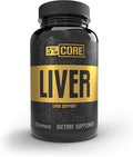 5% Core Liver Support | NAC (N-Acetyl L-Cysteine) 1000mg Milk Thistle 750mg L-Glutathione 300mg | Liver Cleanse Detox &amp Repair Supplement (30 Capsules)