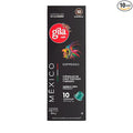 GILA Café Mexico Aluminum Coffee Capsules – Dark Roast Espresso Pods Compatible with Nespresso Original Machines – 100% Mexican Arabica Coffee Chocolate &amp Nut Flavor Notes 10 Count