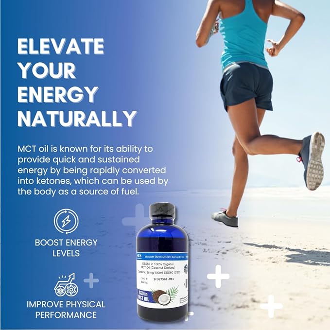 SES Research C60 Organic MCT Oil Coconut Derived - 99.99% Carbon60 - Antioxidant Nootropic Supplement - For Longevity - Sleep - Energy &amp Immunity 4Oz