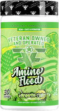 Amino Flood from BCAA + EAA Recovery &amp Hydration Formula – Muscle Support Electrolytes &amp Endurance – Amino Acid Supplement for Intra &amp Post Workout Margarita Twist