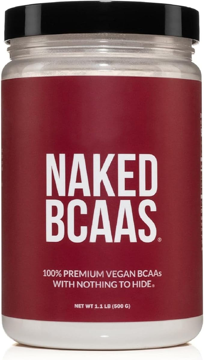 NAKED BCAAs Amino Acids Powder 500g (100 Servings) Creatine Stick Packs (30 Servings) – Unflavored Vegan Non-GMO Gluten Free Soy Free No Fillers