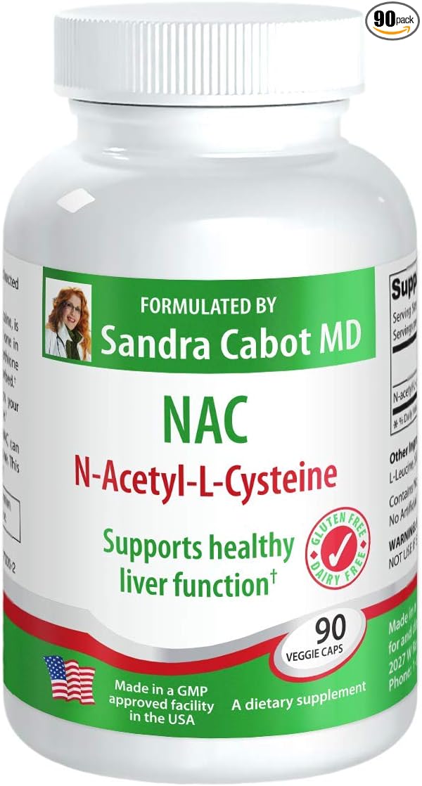 NAC 600 mg Capsules - N Acetyl Cysteine 600 mg (90 Capsules)