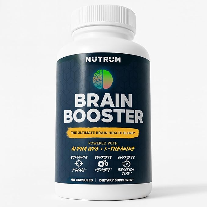 Brain Booster for Memory Focus Reaction Time &amp Brain Health – Advanced Nootropic for Adults | Third Party Tested Non-GMO Made in USA