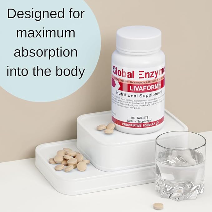 Livaform-Nutritional Support for The Liver-Includes Nucleic Acid and Peptides-Detox Support