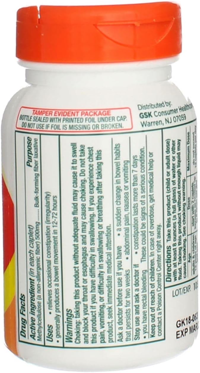 Citrucel Caplets 100 Caplets (Pack of 7)