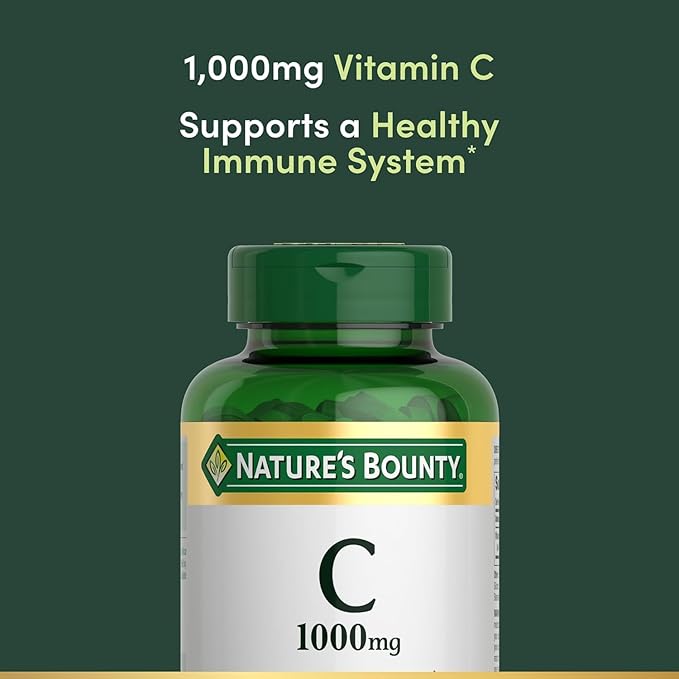 Nature's Bounty Vitamin C 1000mg 100 Caplets (Pack of 3)
