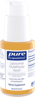 Pure Encapsulations Liposomal Glutathione Liquid | Enhanced Absorption Liposomal Glutathione to Support Antioxidant Defense Detoxification and Cellular Function | 1.7 fl. oz.