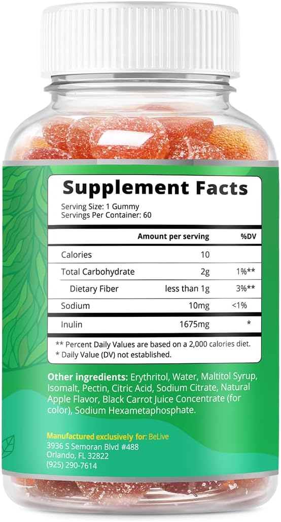 BeLive Digestion Bundle Fiber and Apple Cider Vinegar for Digestive Support and Overall Gut Health