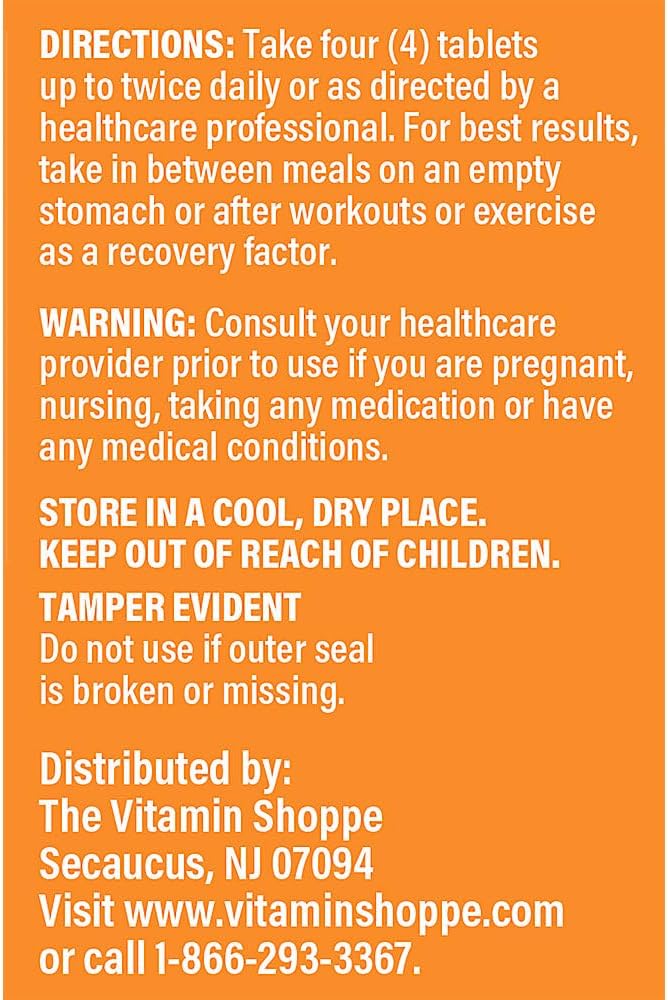 The Vitamin Shoppe Amino Complex 100 Tablets (100 Tablets)