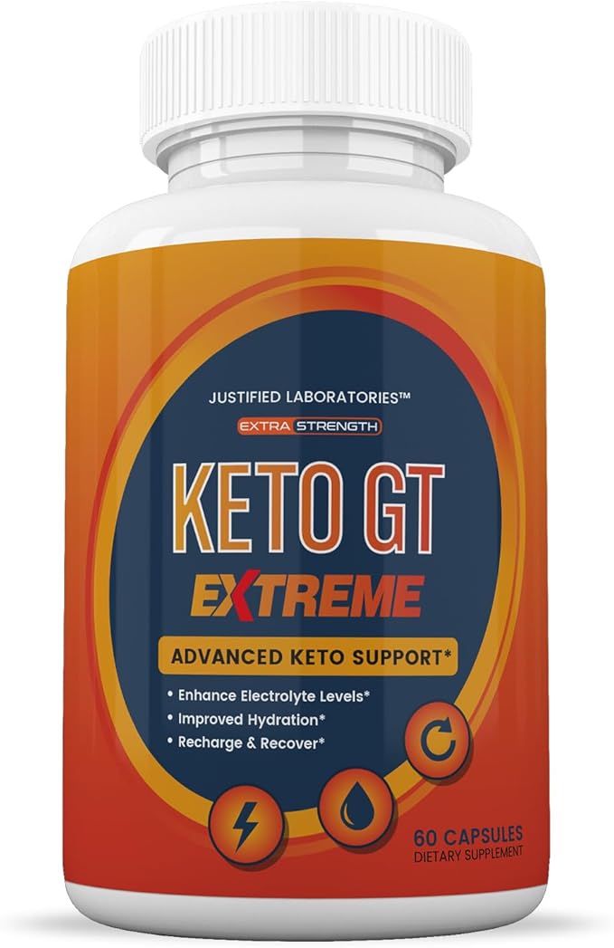 (2 Pack) Keto GT Extreme Keto Pills 1675MG New &amp Improved Formula Contains Apple Cider Vinegar Extra Virgin Olive Oil Powder Green Tea Leaf 120 Capsules