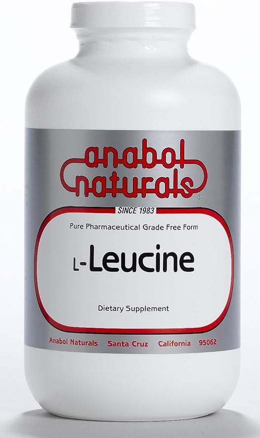 Anabol Naturals L-Leucine 200 gram Free Form Pure Crystalline Powder