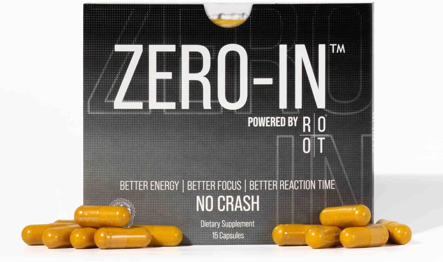 THEROOTBRANDS Root Wellness Zero-in by Dr. Rahm - Combination of Turmeric Pine Bark Extract - 15 Capsules