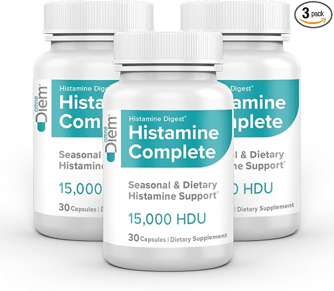 Histamine Complete - Histamine Digest Seasonal Support &amp Dietary Histamine Support 30 Caps - 3 Pack
