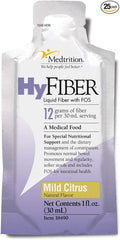 Medtrition HyFiber Daily Liquid Fiber for Regularity and Soft Stools 12 Grams Soluble Fiber 1 fl oz 25 Pack