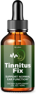 Tinnitus Fix Drops TinnitusFix Liquid Supplement Premium Ear Support Formula Natural Comfort Relief Vitamins For Ringing Ears Overall Health Beauty Wellness Inner Balance Hearing Care Clarity (2 oz)