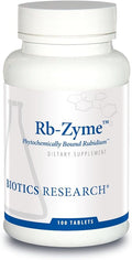 Biotics Research Rb Zyme Whole Food Rubidium Source Ultra Trace Mineral Glandular Health 100 Tablets