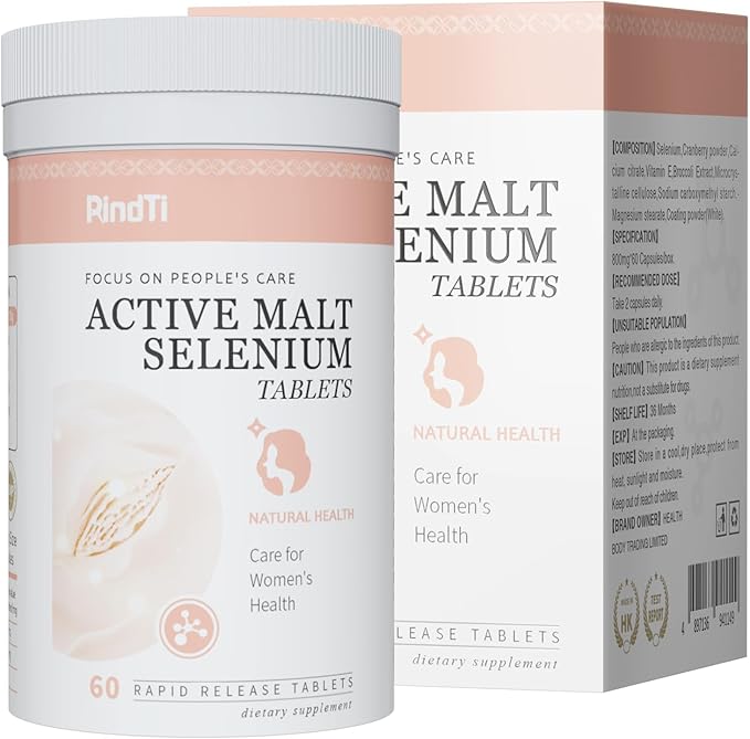 Selenium400 mgSupport for Immune System Antioxidant &amp Heart Health High Absorption60 Capsules