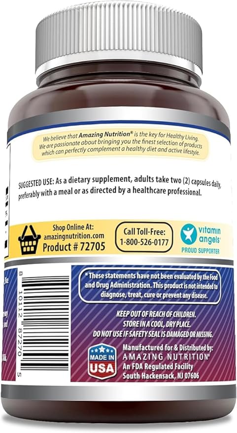 Amazing Formulas Chondroitin Sulfate 1200 mg Per Serving Supplement | Capsules | Non-GMO | Gluten Free | Made in USA (120 Count 2 Pack)