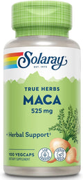 SOLARAY Maca Root 525mg Energy &amp Vitality Support Non-GMO Vegan 100 VegCaps