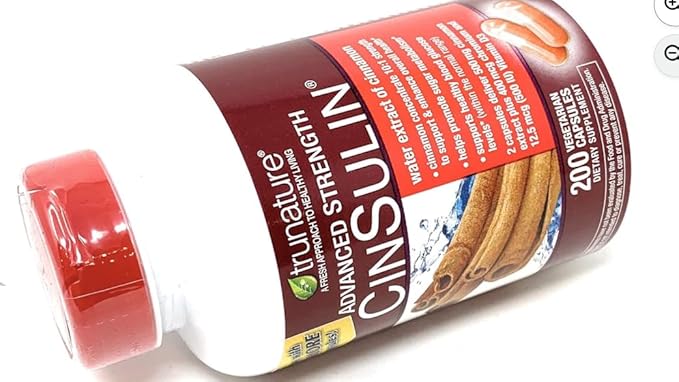 IKJ Advanced Strength Cinsulin Cinnamon Chromium Picolinate Vitamin D3 Cinnamon 500 Mg Chromium Picolinate 400 Mcg Vitamin D3 500 Iu 200 Capsules