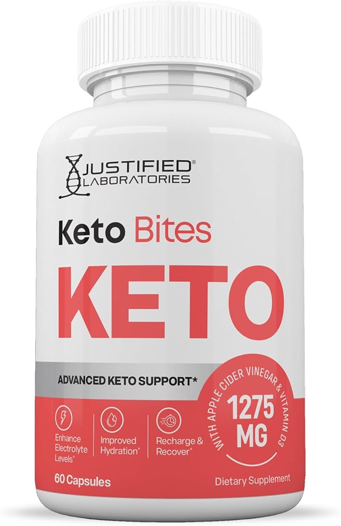Justified Laboratories (10 Pack) Keto Bites ACV Pills 1275MG Formulated with Apple Cider Vinegar Keto Support Blend Alternative to Gummies 600 Capsules