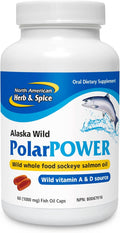 North American Herb and Spice Polar Power Gel-Capsules 60-Fish Oil Caps.