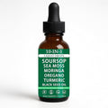 Soursop Drops - 10-in-1 Soursop Extract Liquid Drops with Sea Moss Moringa Turmeric Oil Black Seed Oil Oregano for Overall Health Joint Support Vegan Non-GMO 2 Fl Oz