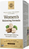 Solgar Women's Balancing Formula 60 Tablets - Pueraria Mirifica - Phytoestrogen Balancing Formula Energy Metabolism Nervous System Health - Vegan Gluten-Free Dairy Free Kosher - 60 Servings