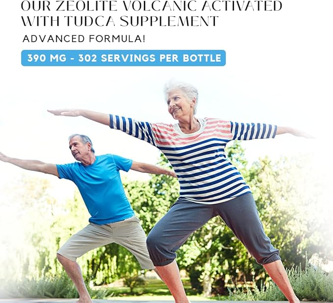Absonutrix Zeolite Volcanic Activated with Tudca Advanced Formula 390 mg 4 Oz Liquid 302 Servings Made in USA Quick AbsorptionNon-GMO GMP Certified Facility Cruelty-Free Products