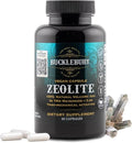 BUCKLEBURY Micronized Zeolite Capsules - Mineral Zeolite Detox for Adults - Supports Immune System Metabolism &amp Digestive Health - Advanced Formula for Men &amp Women - 90 Vegan Capsules