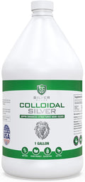 Enhanced Colloidal Silver Gallon Size—30ppm Pure &amp Natural Structured Silver Water—Organic Colloidal Silver Solution—128 oz (1 Gallon)