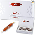 NAD+ Liquid Supplement - 1200mg Advanced Cellular Rejuvenation for Cellular Vitality Energy Metabolism &amp Antioxidant Support - Boosts Energy &amp Focus - 10 Count (15ml Packs)