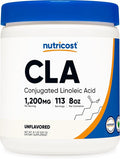 Nutricost CLA (Conjugated Linoleic Acid) 8oz (227g) Powder - Gluten Free GMO Free CLA Supplement