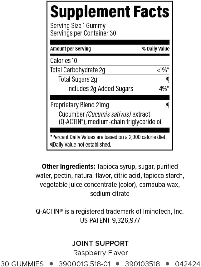 Isagenix Joint Support - Science-Backed Natural Ingredients to Help with Joint Flexibility Mobility and Strength - Raspberry Flavor - 30 Gummies