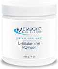 Metabolic Maintenance L-Glutamine Powder – 1000mg Amino Acid Supplement Easy Drink Mix Supports Gut Health &amp Recovery for Women &amp Men – Unflavored 200g (200 Servings)