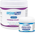 KALA HEALTH MSMPure Coarse Flakes 8.8 oz and Muscle &amp Joint Cream 2oz Bundle